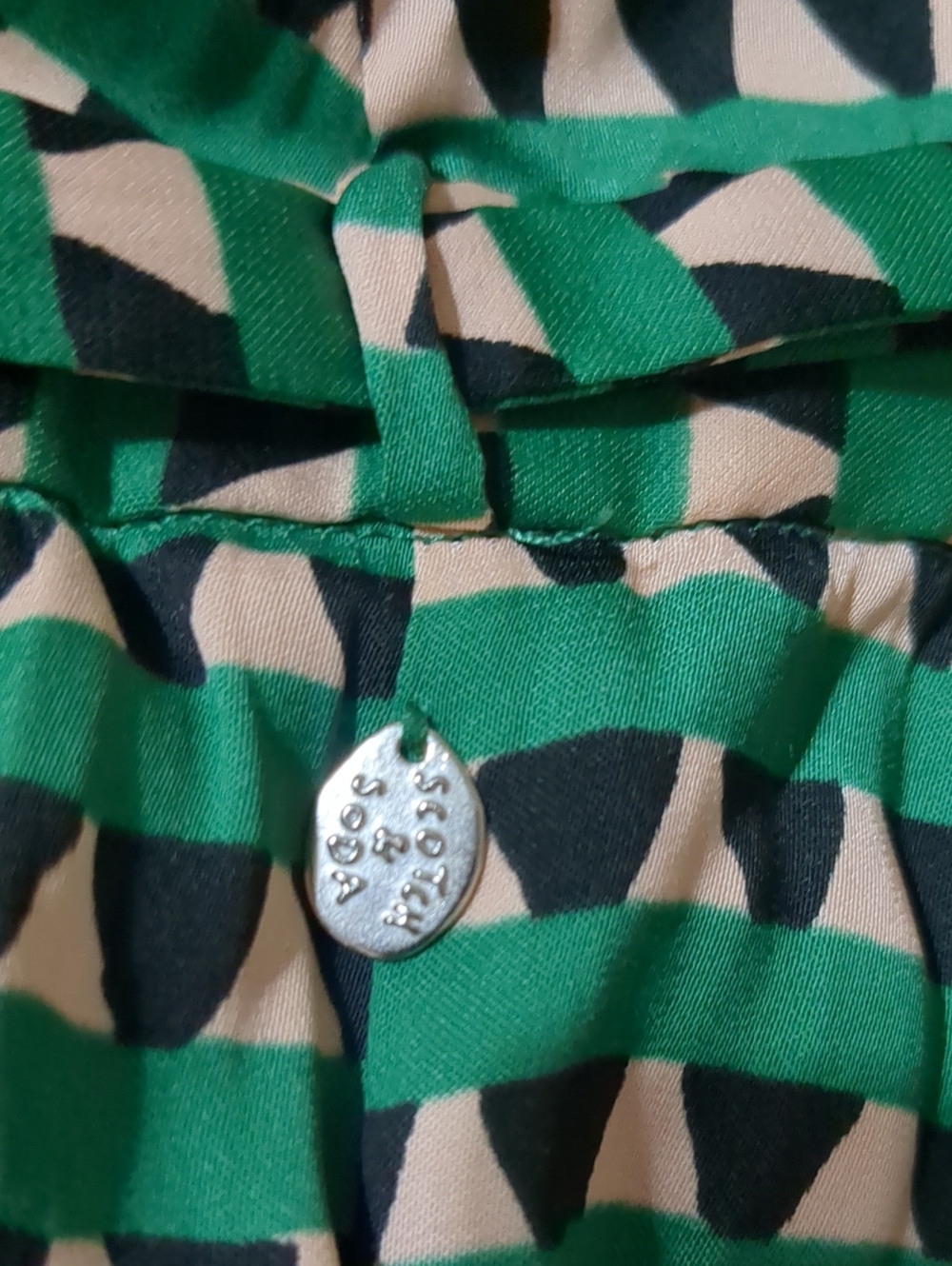 SCOTCH & SODA MAISON SCOTCH MIDI SATIN WRAP OVER PRINTED DRESS Size L - Picture 10 of 13